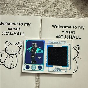 Panini Blue Black Justin Tucker Substantial Ravens Relic Card